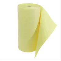 Chemikalien-Bindevlies dreilagig, Oberseite fusselfrei, 1 Rolle gelb 40 m x Ø40 cm