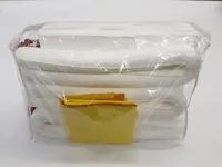 Öl-Notfallset  PVC-Tasche inkl. Einwegkanalschutz 50 l (weiss, Kanalschutz gelb)