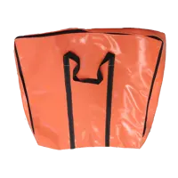 Orange Tasche für flexible Absperrbarriere