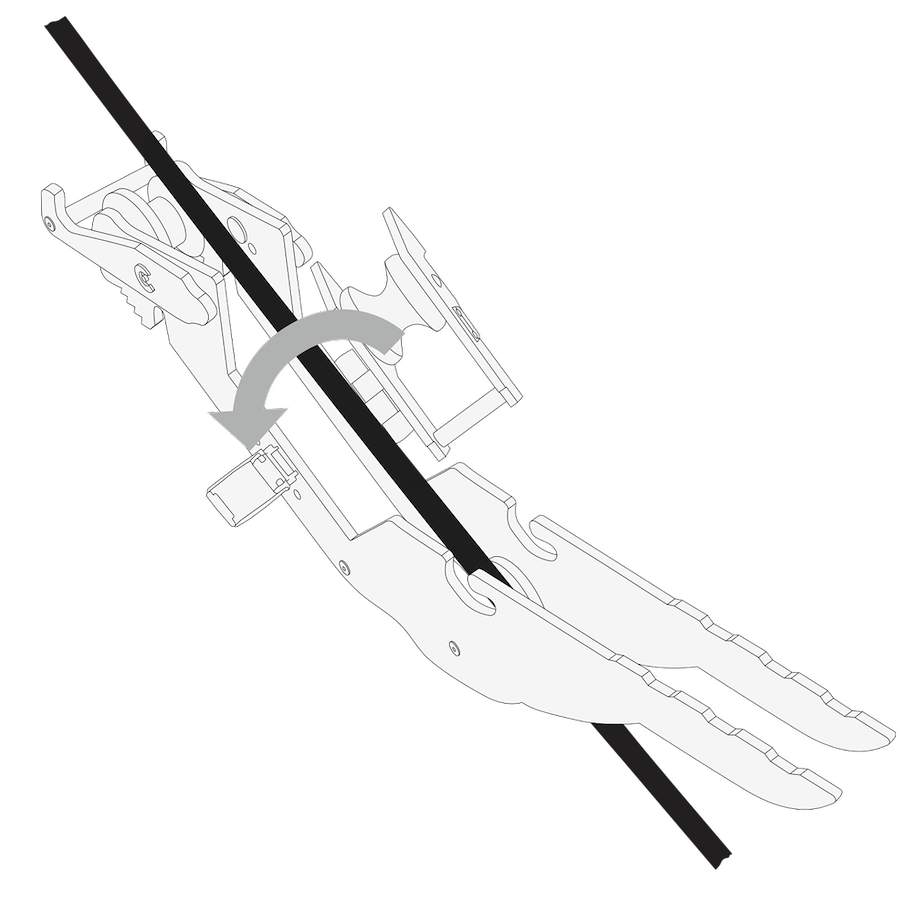 Schiebestab-Umlenkgerät universal