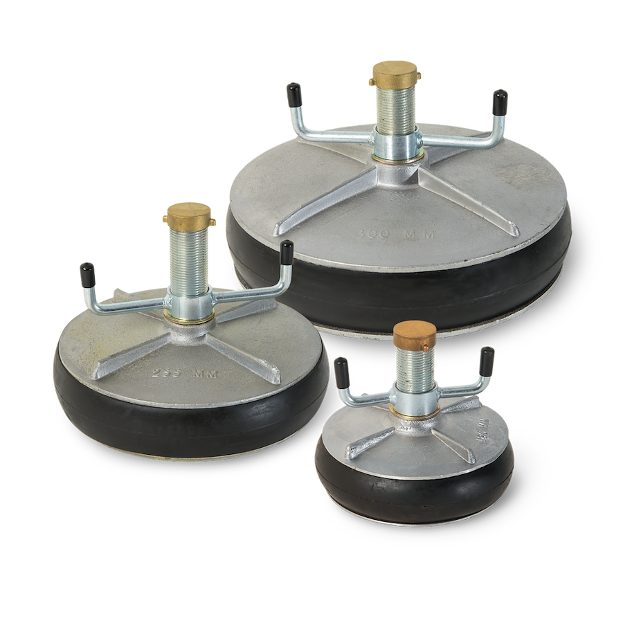 Absperrscheibe DN 300 mit Durchgang