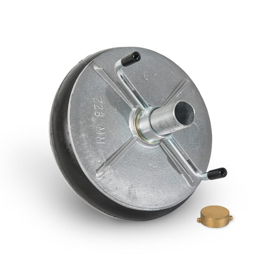 Absperrscheibe DN 300 mit Durchgang