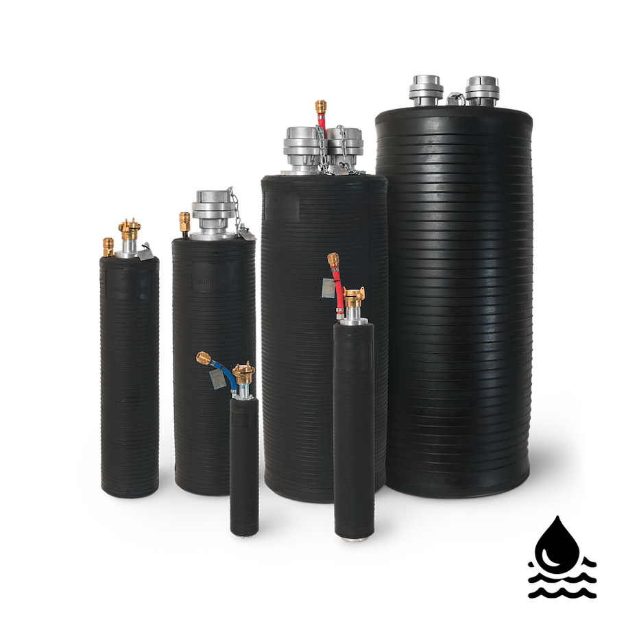 Prüf-Rohrdichtkissen lang 300-600 (Abwasser)