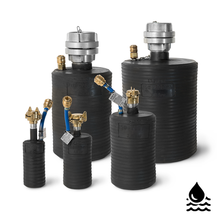 Prüf-Rohrdichtkissen kurz 150-200 (Abwasser)