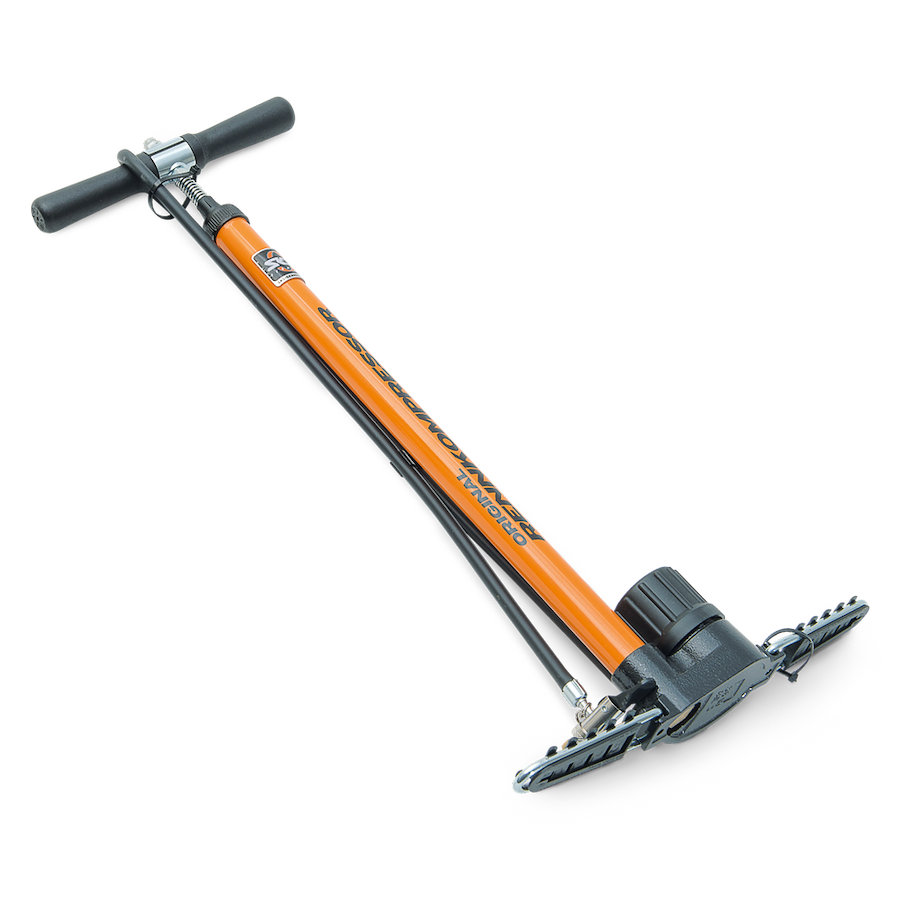 Standluftpumpe mit Manometer