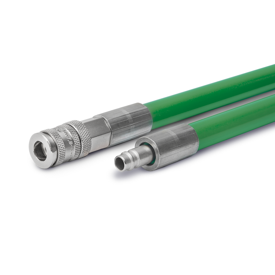 Luftschiebestange mit Knick-Kupplung 2,5 m