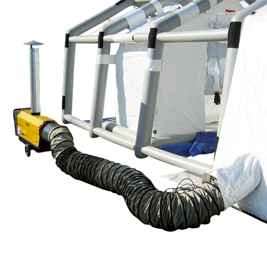 Zeltheizung mit Abgasführung komplett mit Zubehör