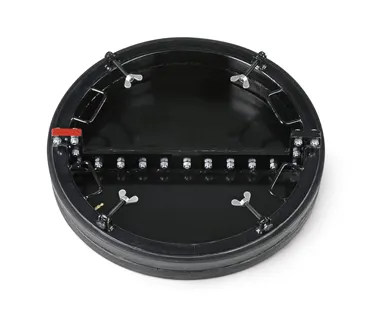 Absperrscheiben rund