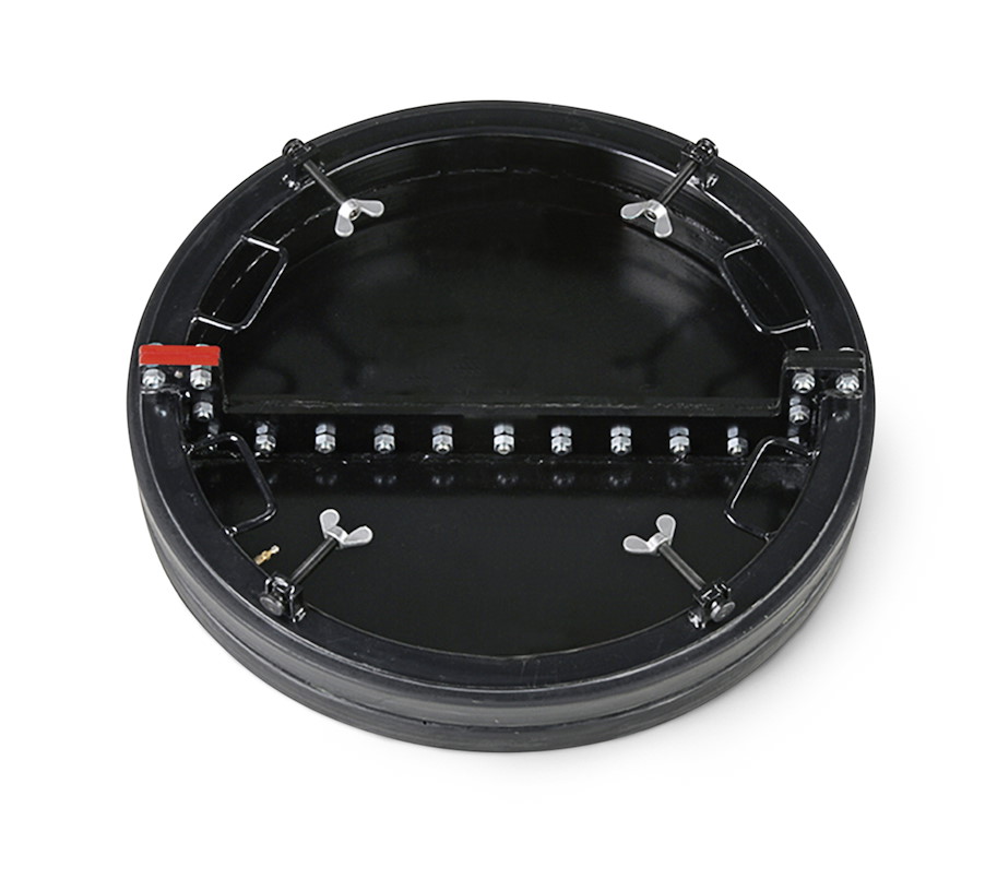 pneumatische Absperrscheibe rund DN 750