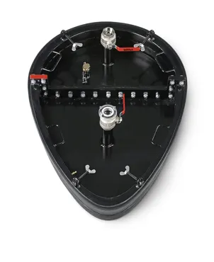 Prüf-Absperrscheiben Ei-Profil mit Durchgang