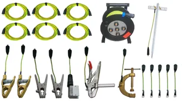 Set Erdungsmaterial Sternerdung = Kabeltrommel