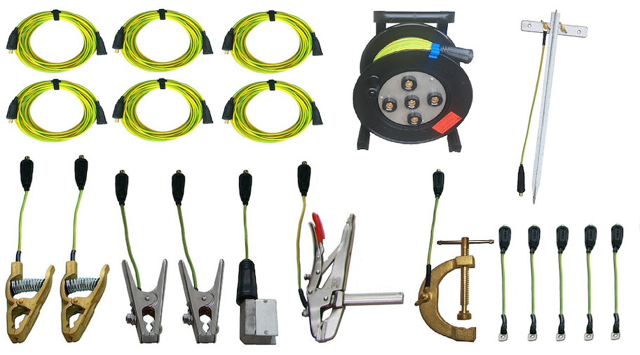 Set Erdungsmaterial Sternerdung = Kabeltrommel