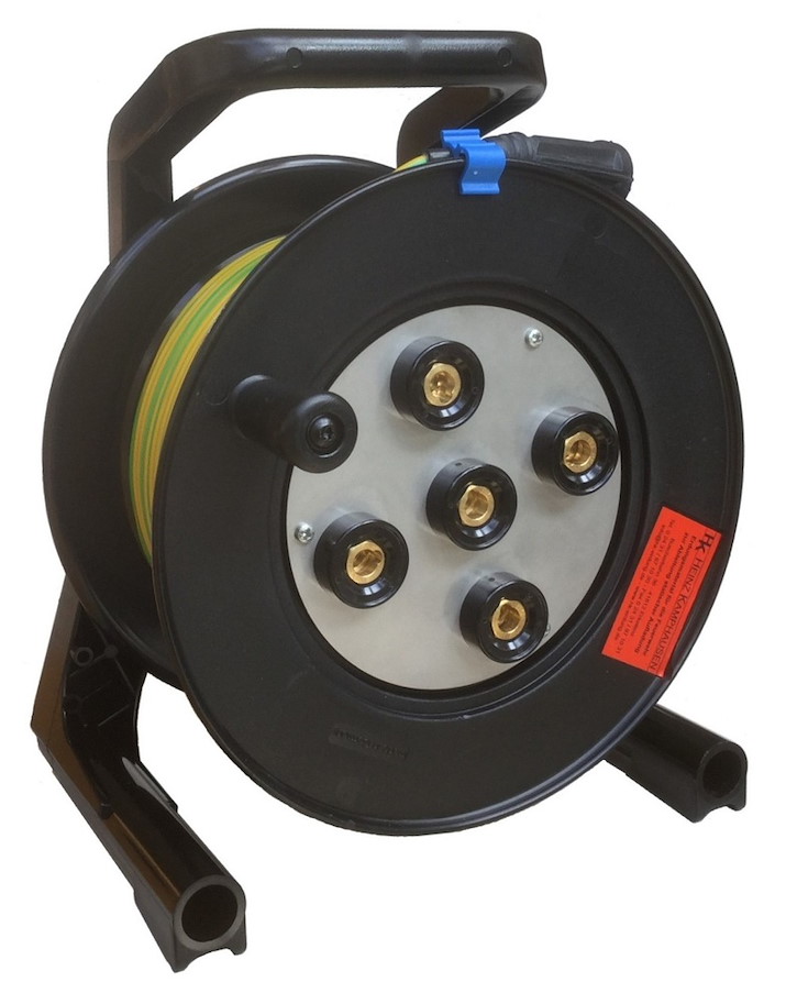 Kabeltrommel (5 Buchsen) 50 m