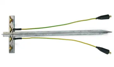 Erdungsspiess (2 Anschlusskabel)