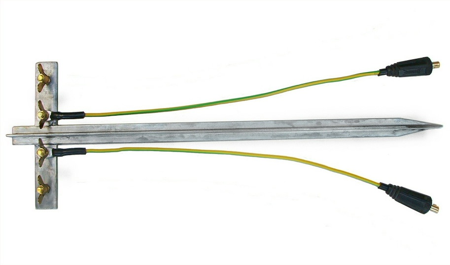 Erdungsspiess (2 Anschlusskabel)