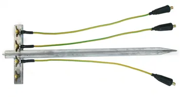 Erdungsspiess (3 Anschlusskabel)
