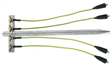 Erdungsspiess (4 Anschlusskabel)