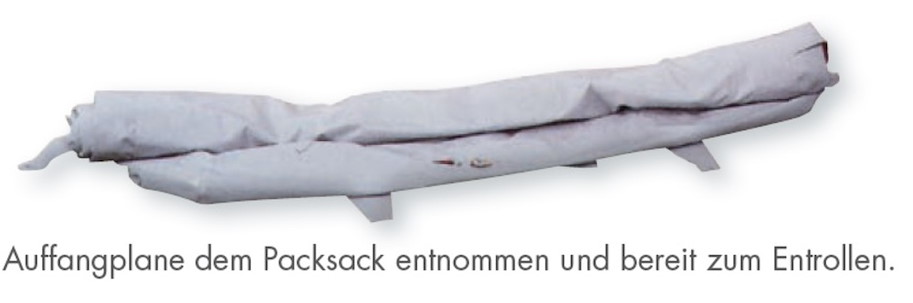 ISOTEMP®- Luftgestützte Auffangwanne nach Kundenwunsch