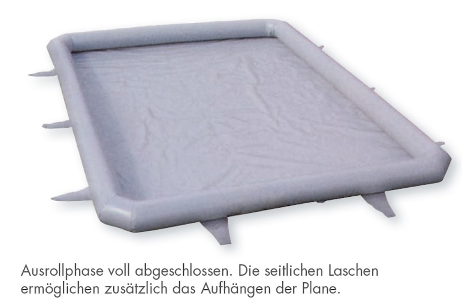 ISOTEMP®- Luftgestützte Auffangwanne nach Kundenwunsch