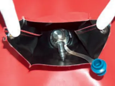 ISOTEMP® Chemikalienschutzanzug Modell 4210/CSA - Anzugdurchführung mti Belüftungsanschluss im CSA (ADF/BL)