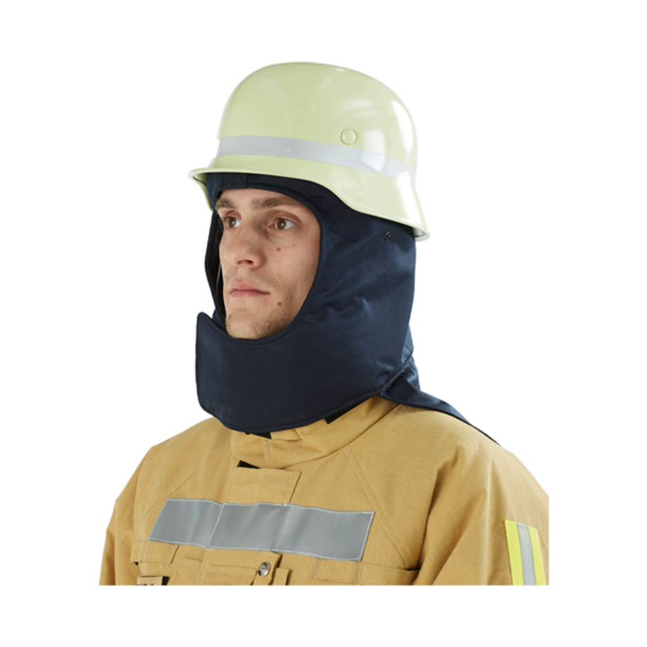 Helm-Flammenschutztuch mit Druckknöpfen