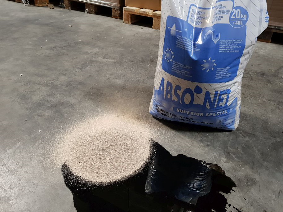 Öl-Bindemittel-Granulate, Feinkorn 0,6-1,2mm 20 kg (weiss)