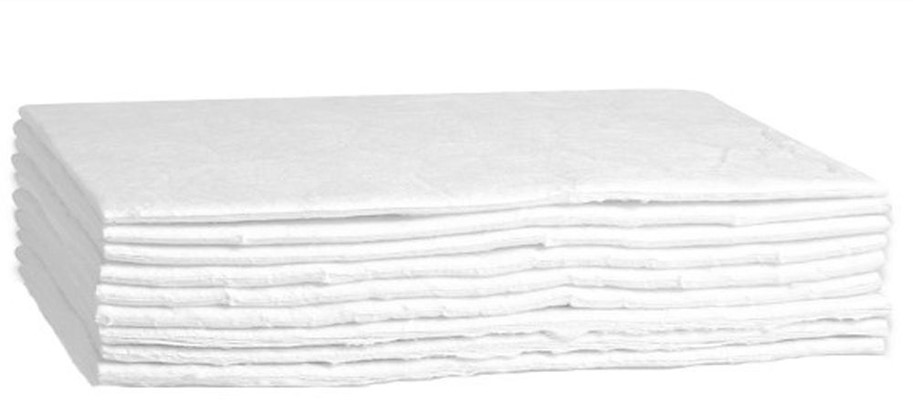 Flache Kissen aus PP Flocken weiss 67 l