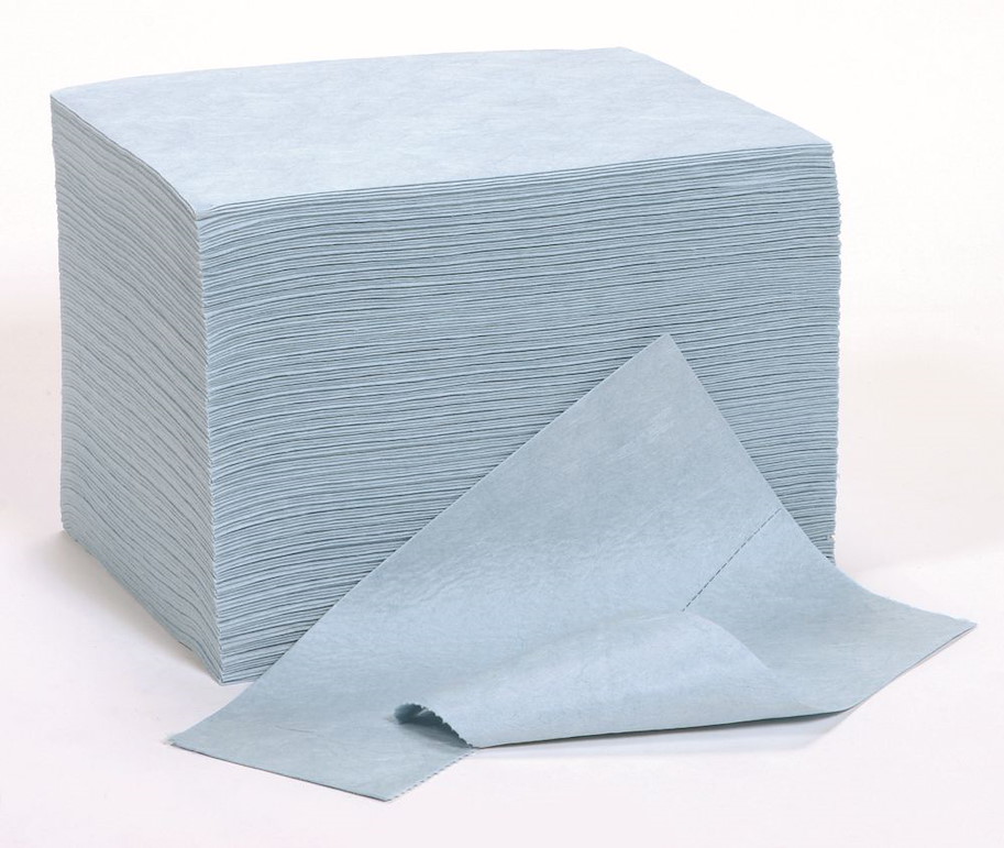 Öl-Bindevlies einlagig, 100 Tücher blau  108 l