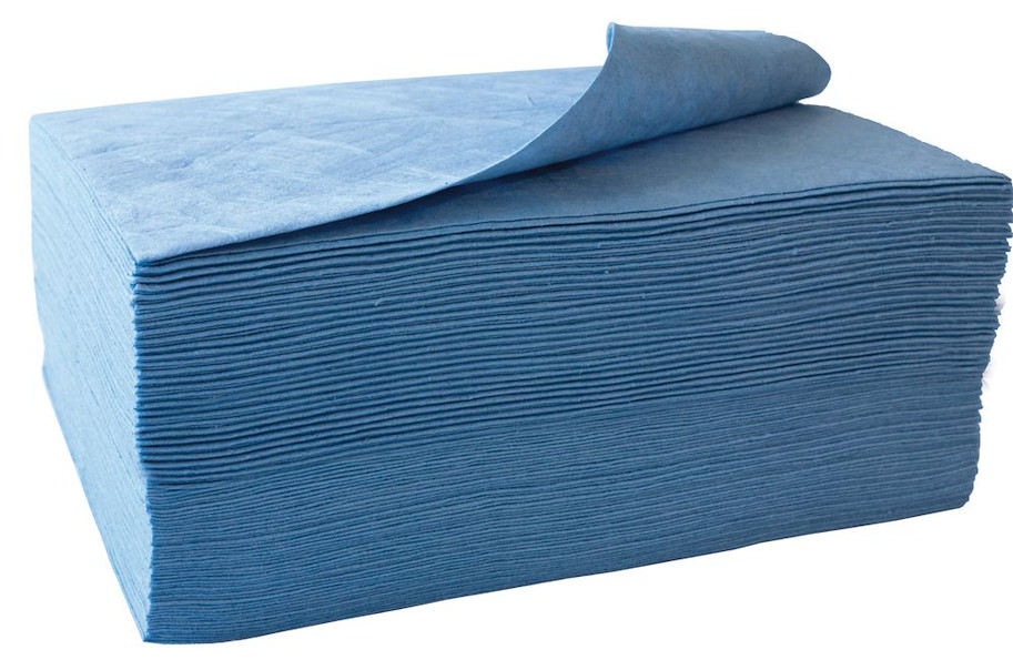 Öl-Bindevlies einlagig, 4 x 50 Tücher blau  139 l