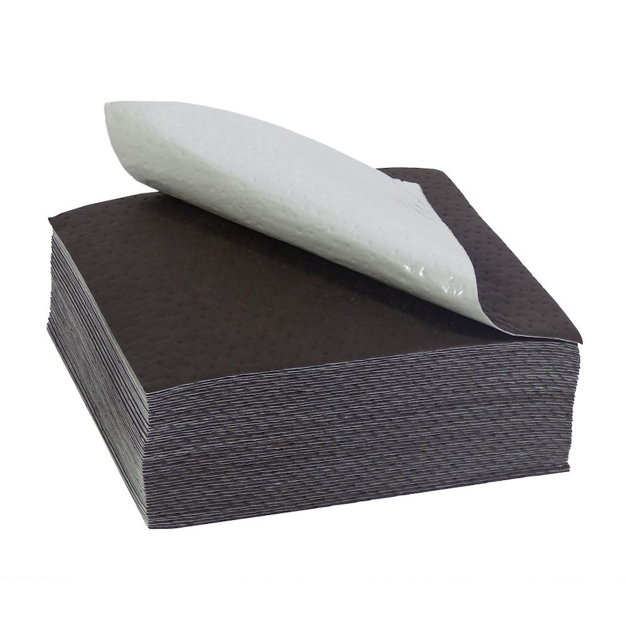 Öl-Bindevlies, oben verstärkt und unten dicht, 10 Matten weiß 12 m x 80 cm