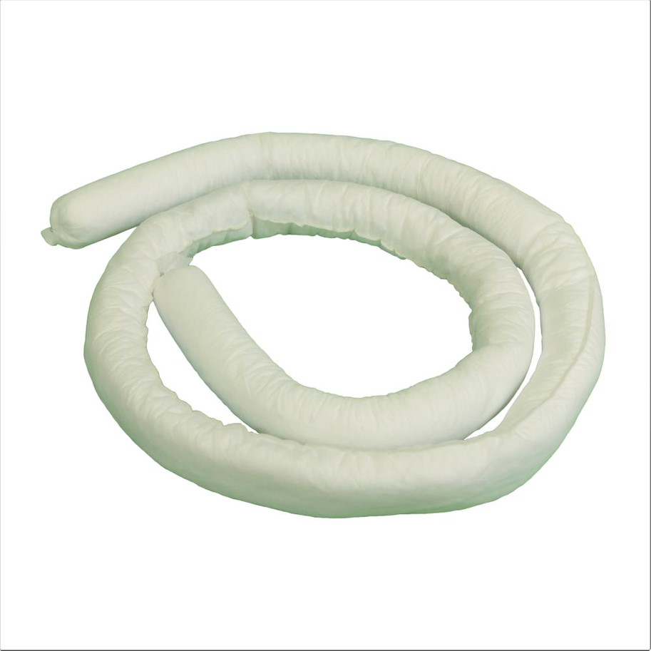 Öl-Saugschlauch aus PP-Flocken weiß 3 m x Ø7,5 cm