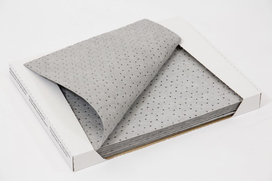 Universal-Bindevlies doppellagig, Oberseite fusselfrei, 8x10 Tücher grau 40 cm x 50 cm