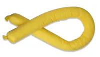Chemikalien-Saugschlauch aus PP-Flocken gelb 1,2 m x Ø7,5 cm