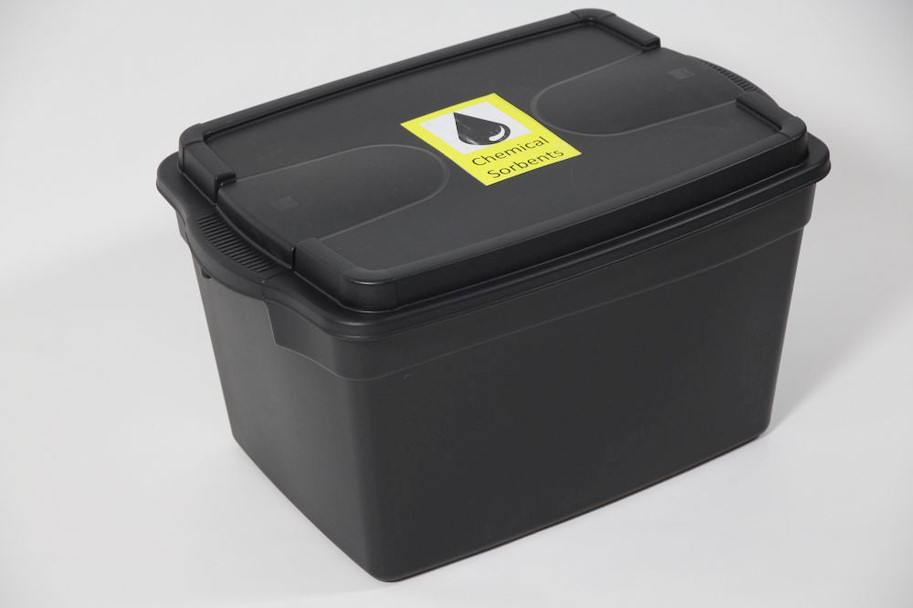 Chemikalien-Notfallset PE-Koffer 50 l  (gelb,Koffer schwarz)