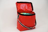 Chemikalien-Notfallset PVC-Tasche mit Schulterriemen 75 l (gelb,Tasche rot)