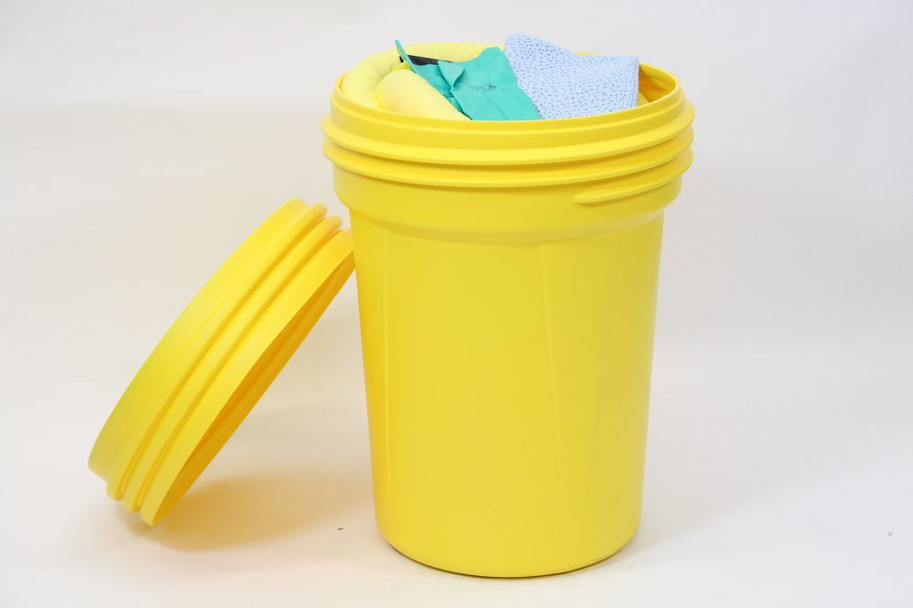 Chemikalien-Notfallset UN-Sicherheitsfass 100 l (gelb,Fass gelb)