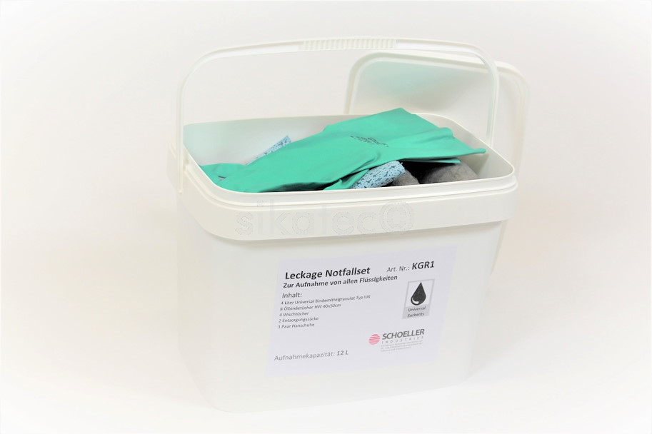 Universal-Notfallset tragbare Notfallbox mit Griff 300 l  (grau)