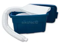 Öl-Notfallset PE-Koffer 50 l  (weiss, Koffer schwarz)