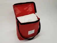 Öl-Notfallset PVC-Tasche mit Schulterriemen 75 l  (weiss,Tasche rot)