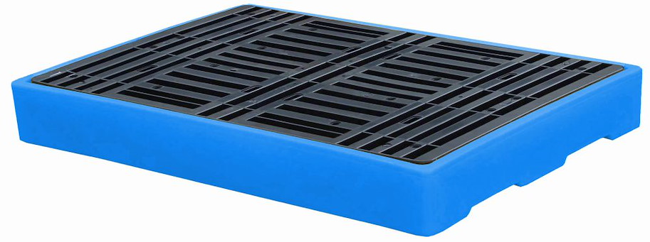 PE-Boden-Auffangwannen 130 l (vier 100 l Fässer)