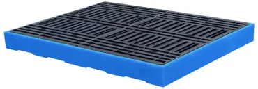 PE-Boden-Auffangwannen 300 l (vier 205 l Fässer)