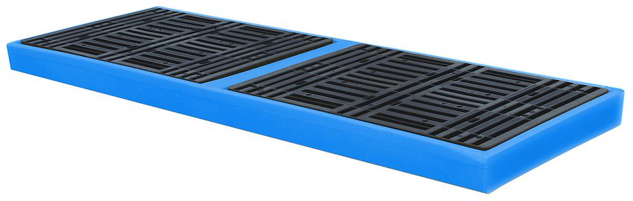 PE-Boden-Auffangwannen 300 l (vier 205 l Fässer, längs)