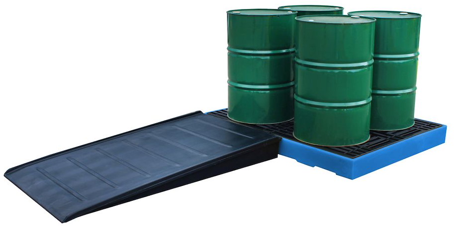 PE-Auffahrrampe für Boden-Auffangwannen gross