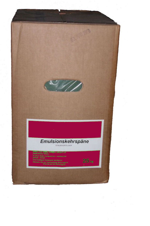 Staubbinder-Kehrspäne Emulsion / rot 25 kg