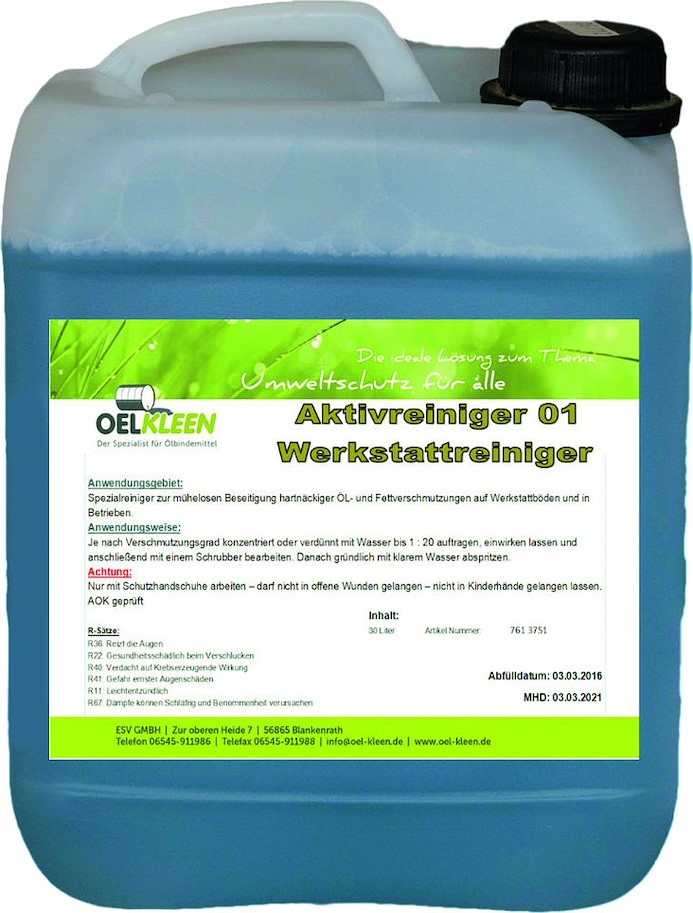 OEL-KLEEN Aktivreiniger 01 Kanister 10 Liter