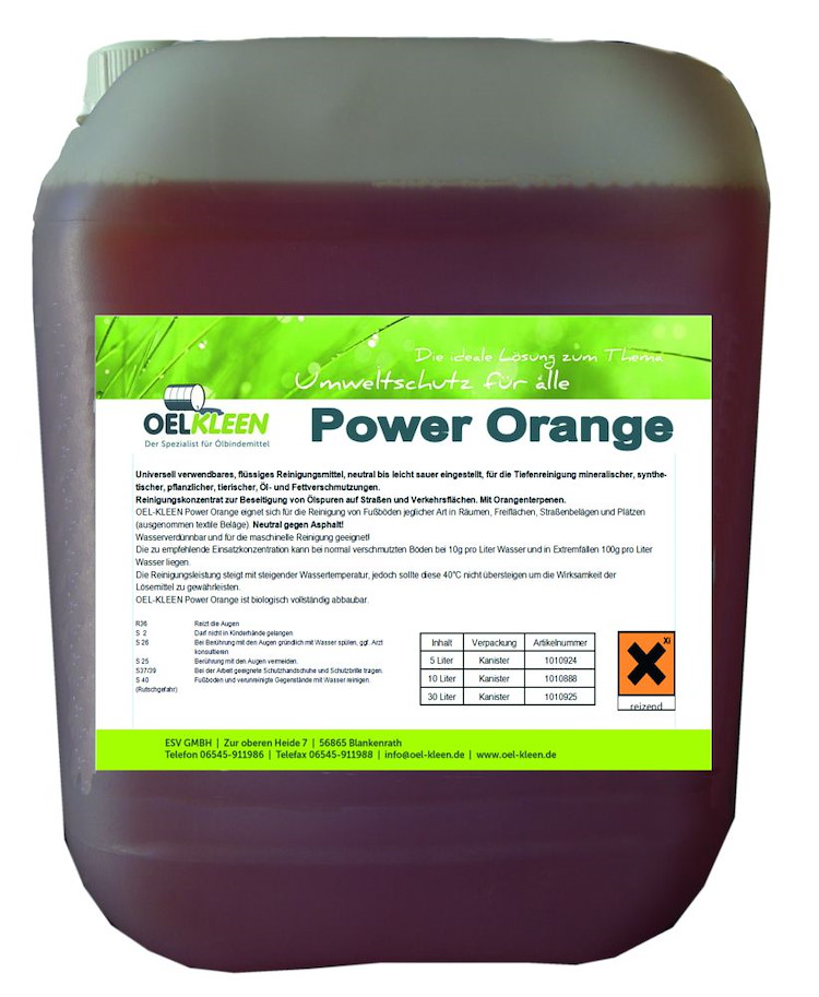 OEL-KLEEN Power Orange Kanister 10 Liter
