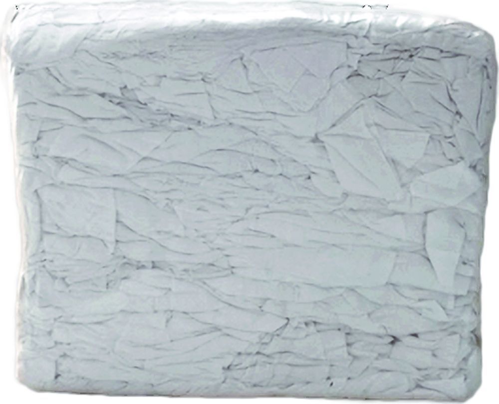 Putzlappen Baumwolle Kattun in weiß Industrieputzlappen 10 kg 