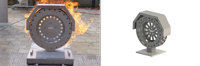 Attrappe / Aufsatz Radbrand