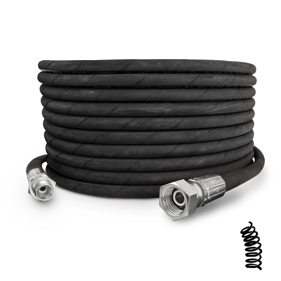 Kanalspülschlauch 1/2"- 160 bar / Stahl / NW13 / 80 m