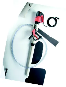 FLUX Pumpen-Set Fasspumpe F 424 PP 165 l/min 230V für Laugen